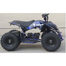 Titan 24V 350W Electric Quad Battery-Powered MINI ATV, Blue   